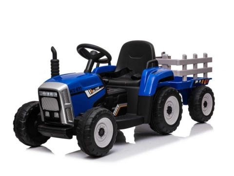Elektrický traktor Blow 12V s dálkovým ovladačem - Modrý