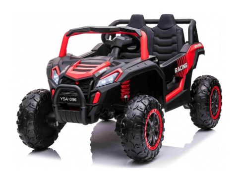 Elektrické autíčko Buggy UTV Racing 4x4 12V10Ah 180W - Červené
