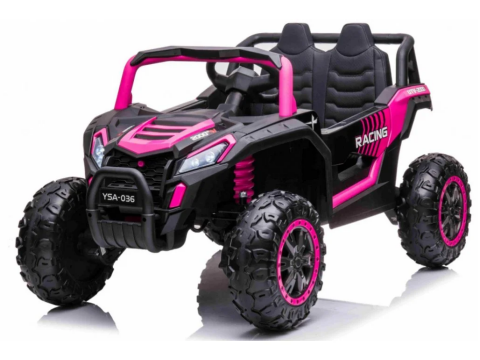 Elektrické autíčko Buggy UTV Racing 4x4 12V10Ah 180W - Růžové