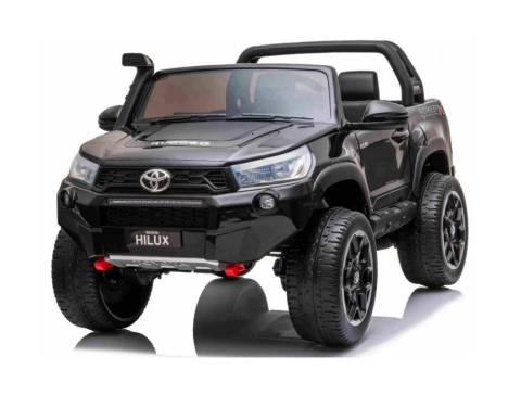 Dětské elektrické autíčko Toyota Hilux 2x24V7Ah | 4x200W | 4x4 dálkové ovládání - Černé
