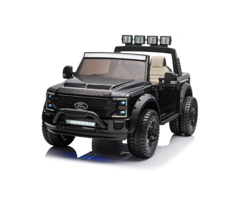 Elektrické autíčko Ford Super Duty 12V 4x45W dálkové ovládání -  černé