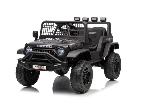 Elektrické autíčko Speed Offroad černé 4x45W 12V 7Ah dálkové ovládání - Černé