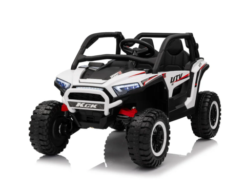 Elektrické autíčko Buggy UTV KCK 4x200W 24V 7Ah 800W dálkové ovládání - Bílé