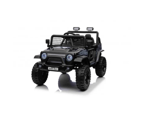Elektrické autíčko OFF ROAD EXTREME 4x4 24V 200W 50kg dálkové ovládání - Černé