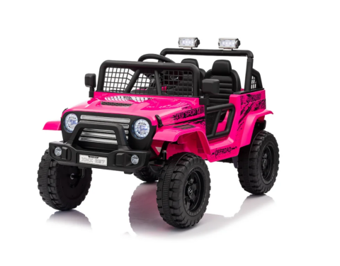 Elektrické autíčko OFF ROAD EXTREME 4x4 24V 200W 50kg dálkové ovládání - Růžové