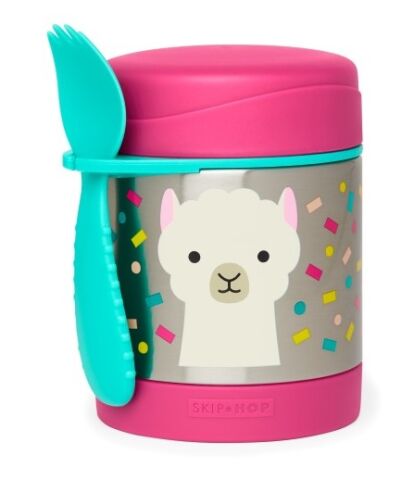 Skip Hop Zoo termoska na jídlo s vidličkou - Lama