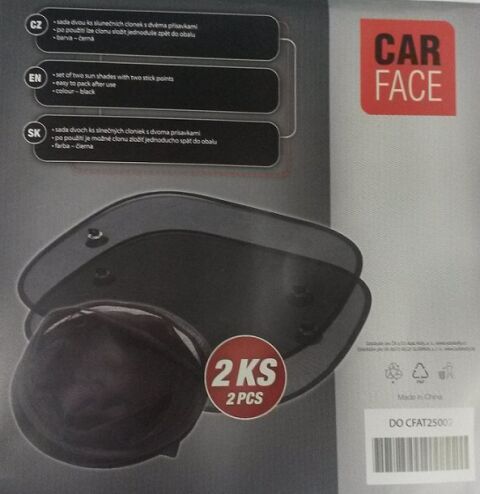 sluneční clony do auta 2 ks univerzální