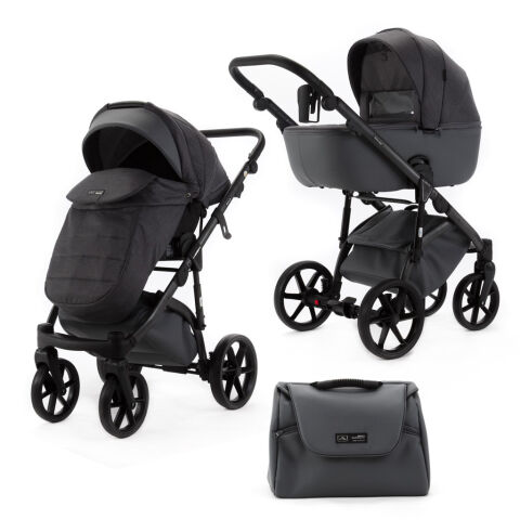 Kočárek kombinovaný 2v1 ADAMEX Nola Natura - Stone