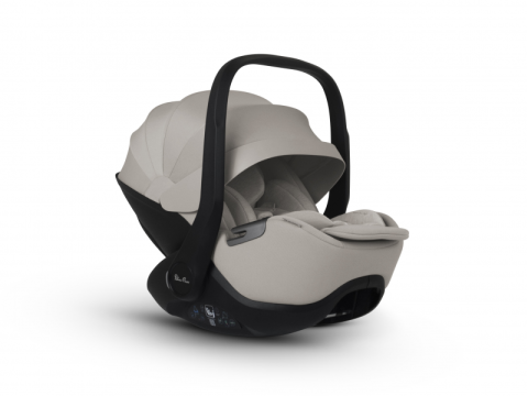 Polohovací autosedačka Silver Cross Glide Plus 360 - Natural Taupe
