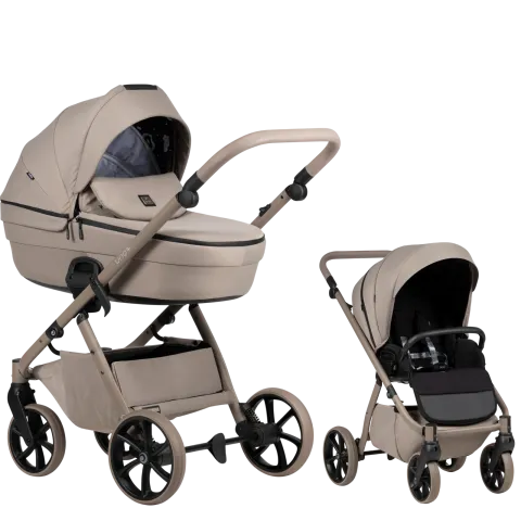 Kombinovaný kočárek Tutis Uno 6+ Essential - Taupe 2026