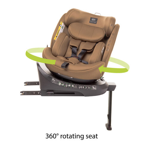 Autosedačka 4Baby Enzo-Fix i-size 40-150 cm - Mokka