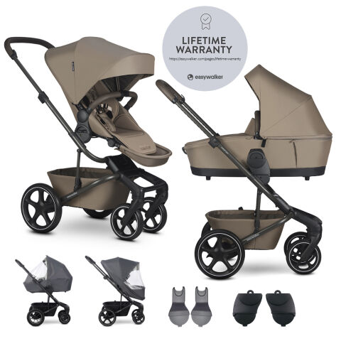 Kočárek Easywalker Harvey NXT set XL s příslušenstvím - Mocha Brown
