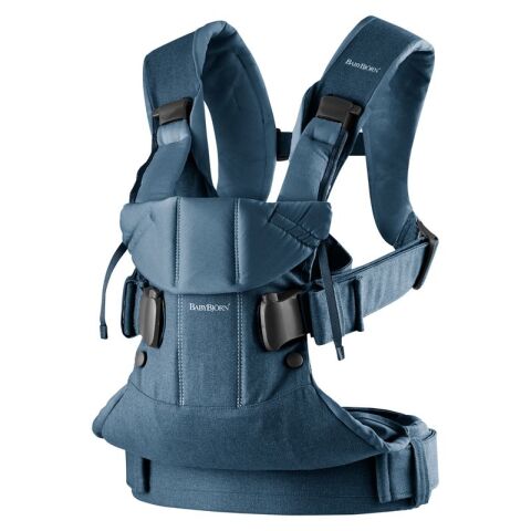 BabyBjörn nosítko ONE - Classic Denim/ Midnight blue Cotton 