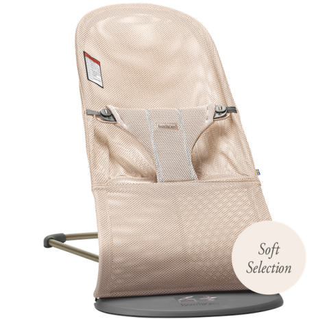 BabyBjörn lehátko - Bliss Pearly Pink Mesh