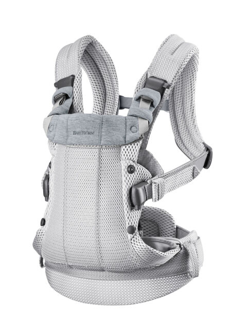 Nosítko Babybjorn HARMONY - Silver 3D Mesh