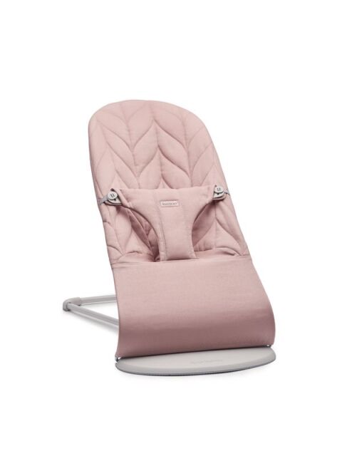 BabyBjörn lehátko Bliss cotton - Dusty Pink Petal