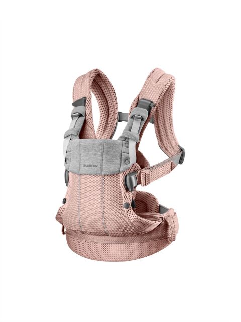 Nosítko Babybjorn HARMONY - Dusty Pink 3D Mesh