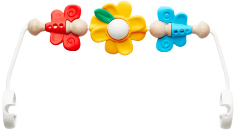 Hračka na lehátko BabyBjörn - motýlci a kytičky Flying Friends
