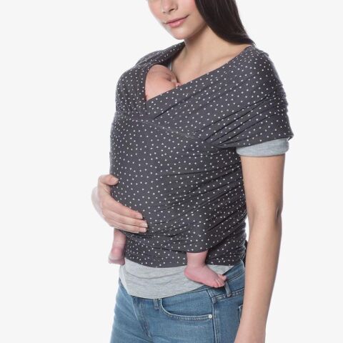 ErgoBaby Šátek Aura Wrap - Twinkle Grey