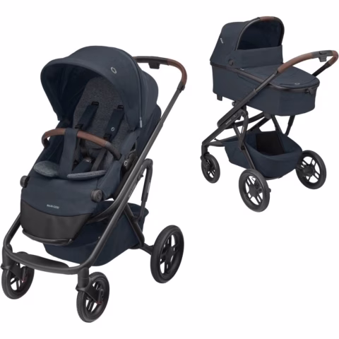 Kočárek Maxi-Cosi Lila XP+ 2v1 + korba  Oria XXL - Essential Graphite