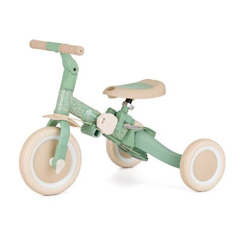 PETITE&MARS Tříkolka multifunkční 5v1 Turbo - Limitovaná edice Green Twist