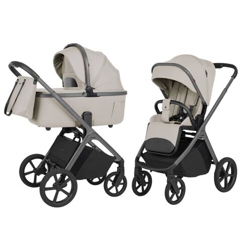 Kočárek 2v1 Carrello Vector F - Zephyr Beige 2026