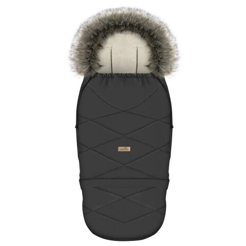 Zimní fusak Jasmine s beránkem vlněný FREEZE - Černý