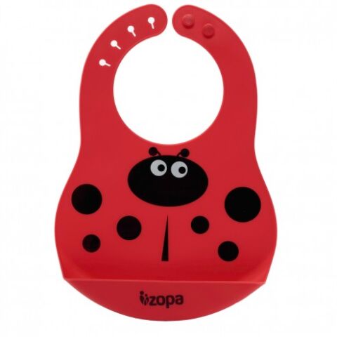 ZOPA Silikonový bryndák - Ladybird