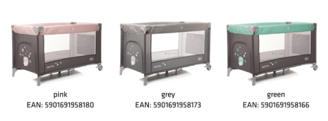 Cestovní skládací postýlka 4Baby Royal